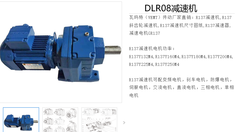 DLR08-1/89.36-DMP160L-4-M1-R-15KW减速电机型号,R系列减速器.png